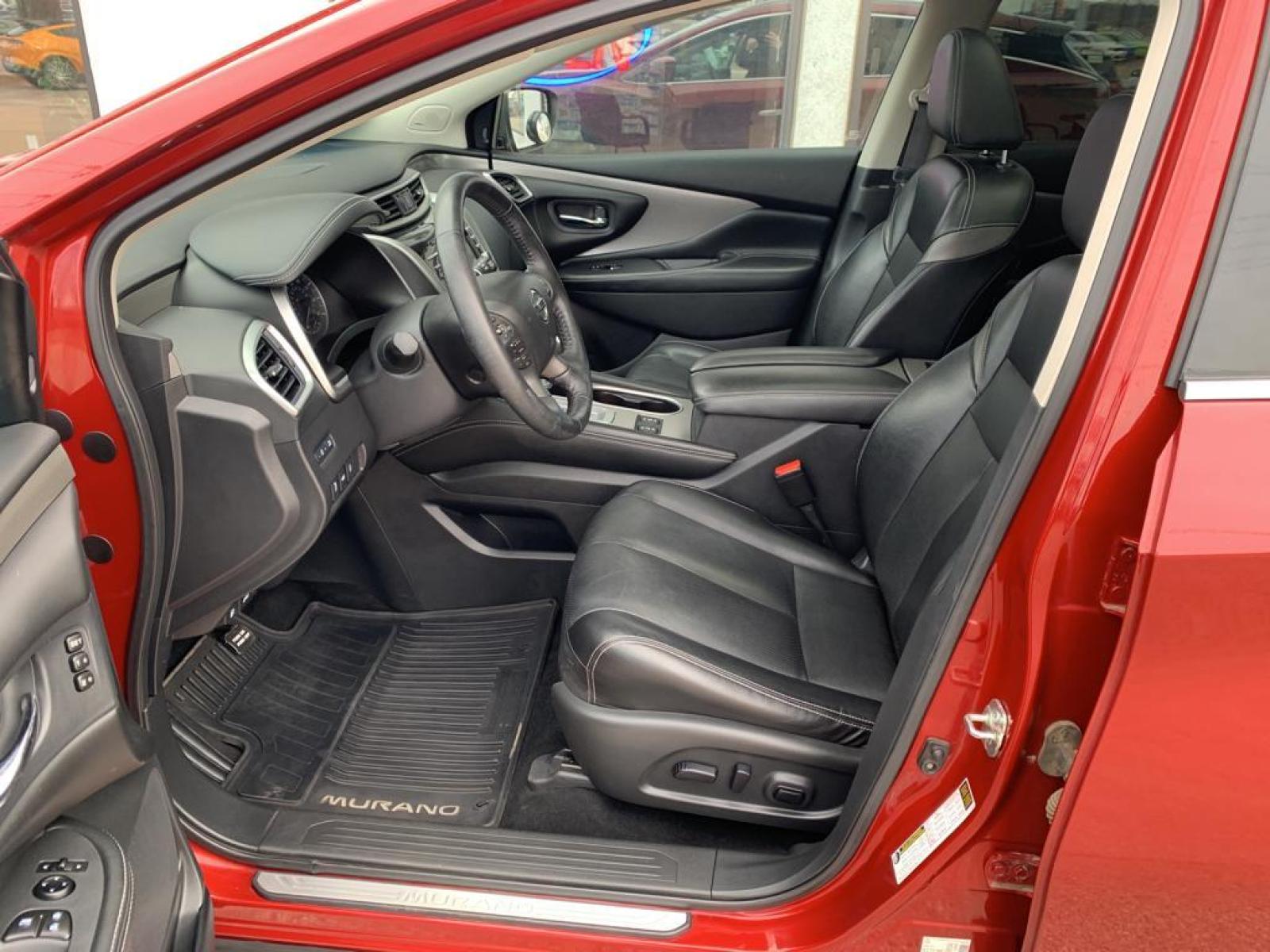 2020 Cayenne Red Metallic Nissan Murano SL (5N1AZ2CS3LN) with an V6, 3.5L engine, CVT transmission, located at 222 N Cambell St., Rapid City, SD, 57701, (866) 420-2727, 44.081833, -103.191032 - Photo #11