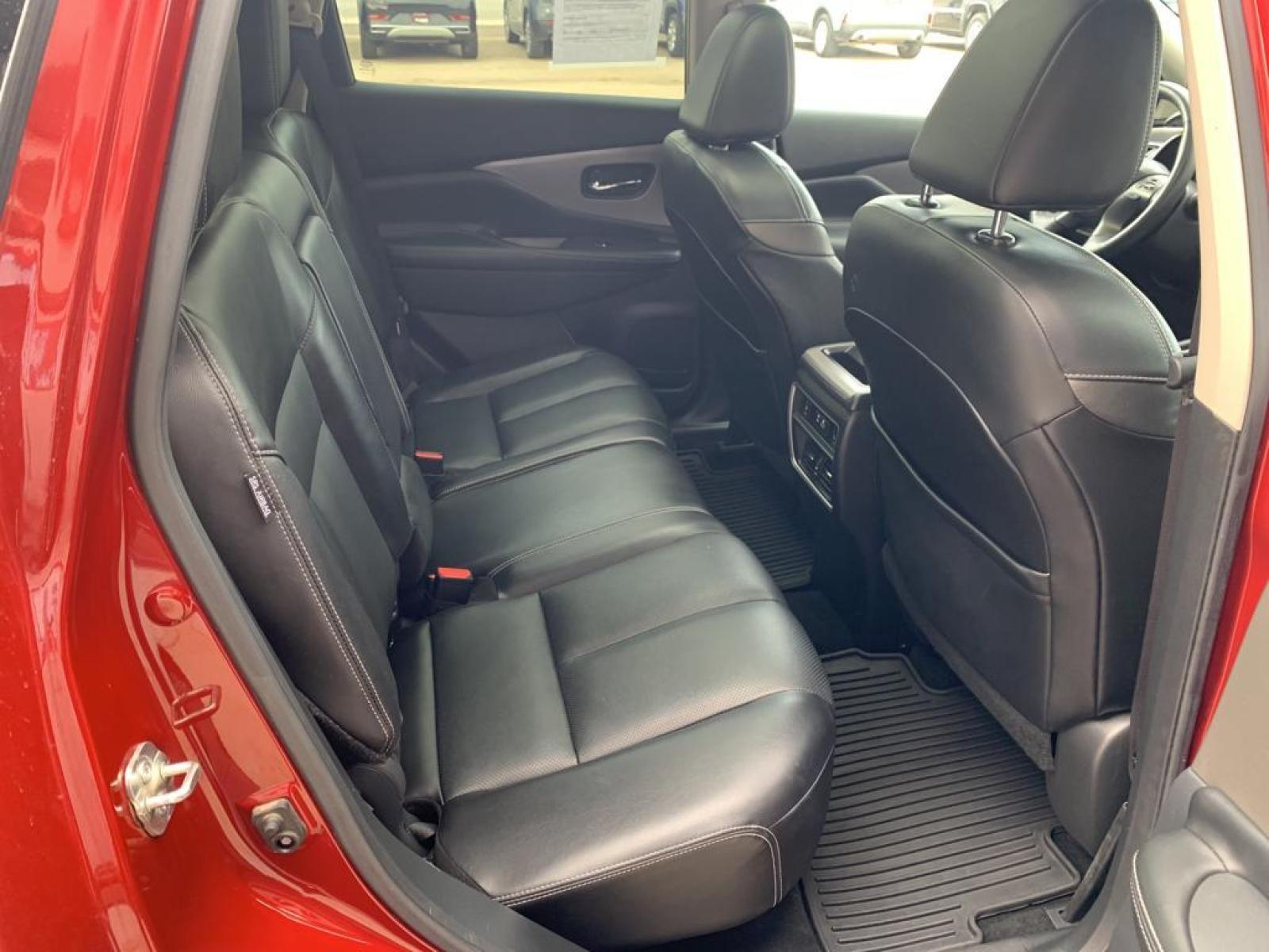 2020 Cayenne Red Metallic Nissan Murano SL (5N1AZ2CS3LN) with an V6, 3.5L engine, CVT transmission, located at 222 N Cambell St., Rapid City, SD, 57701, (866) 420-2727, 44.081833, -103.191032 - The vehicle offers Android Auto for seamless smartphone integration. This mid-size suv features a high end BOSE stereo system. See what's behind you with the back up camera on the Nissan Murano. The state of the art park assist system will guide you easily into any spot. Our dealership has already r - Photo #18