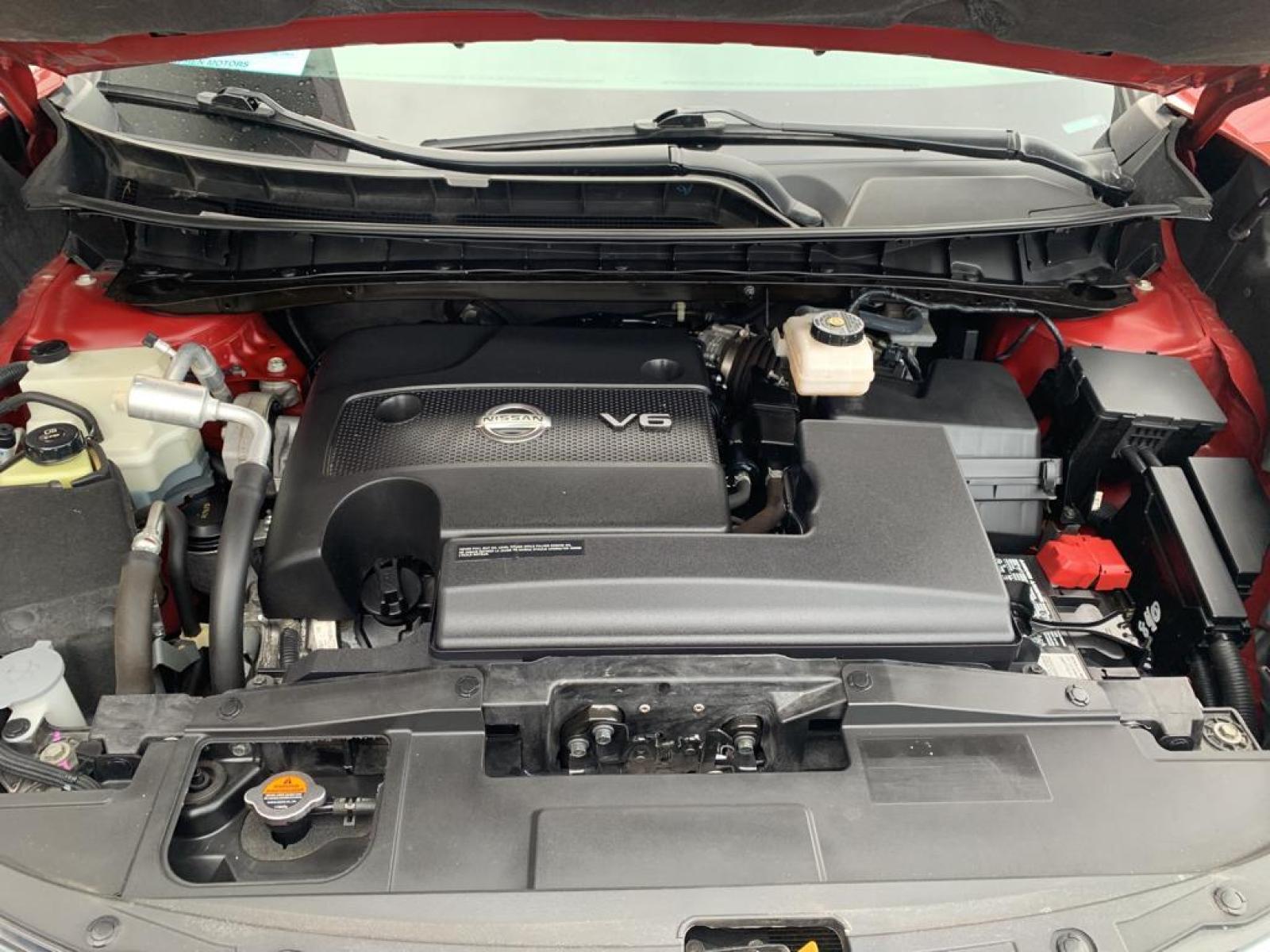 2020 Cayenne Red Metallic Nissan Murano SL (5N1AZ2CS3LN) with an V6, 3.5L engine, CVT transmission, located at 222 N Cambell St., Rapid City, SD, 57701, (866) 420-2727, 44.081833, -103.191032 - Photo #32